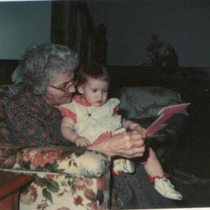 My grandmother and I on my first birthday, January 23, 1978. If she were still alive today, she would be celebrating her 114th birthday.
